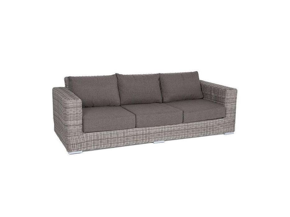4SIS диван садовый с подушками (серый) Боно