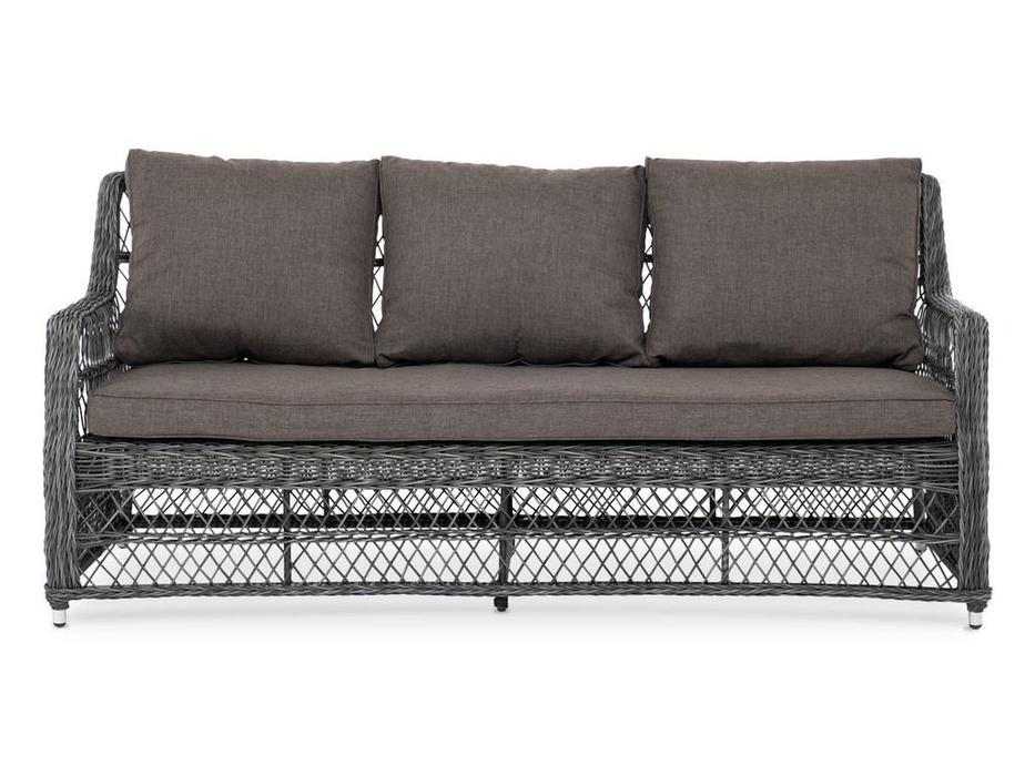 4SIS диван садовый с подушками (графит) Гранд Латте