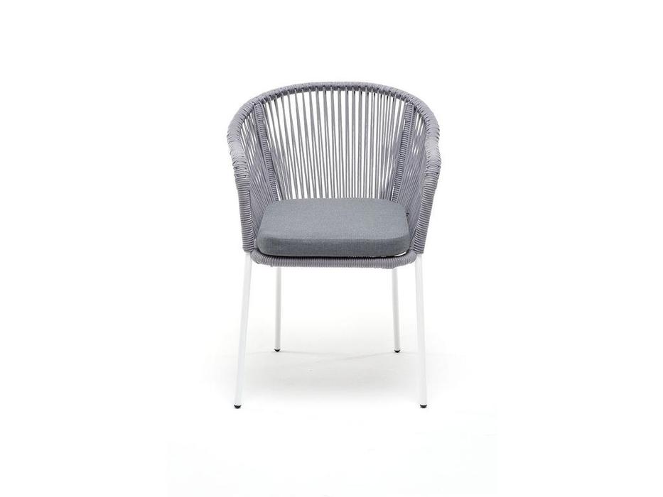 4SIS стул садовый с подушкой (серый) Лион
