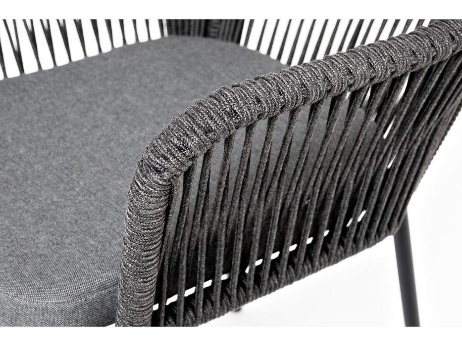 4SIS стул садовый с подушкой (темно серый) Лион