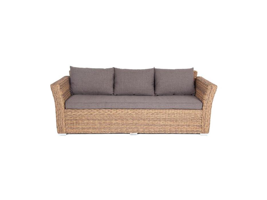 4SIS диван садовый с подушками (соломенный) Капучино