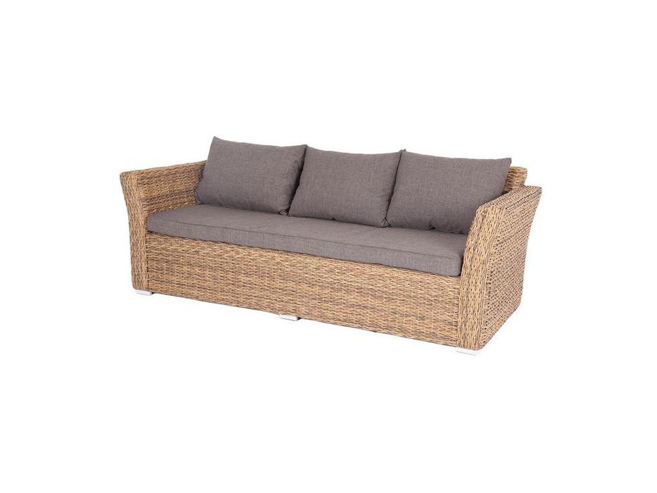 4SIS диван садовый с подушками (соломенный) Капучино