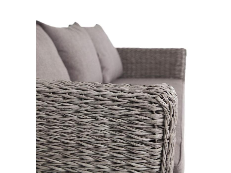 4SIS диван садовый с подушками (серый) Капучино