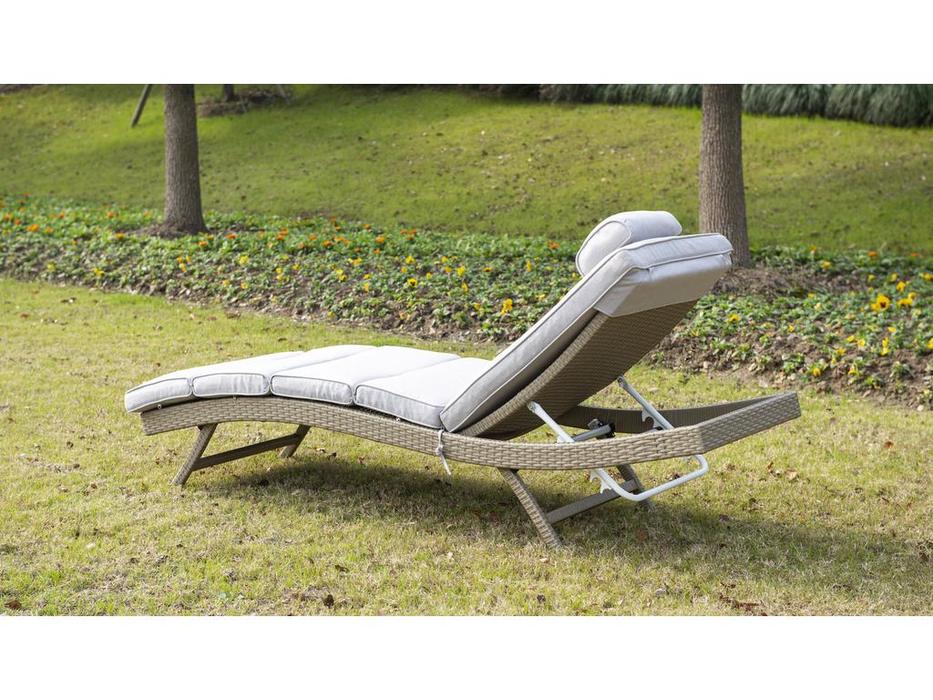 4SIS шезлонг с матрасом (соломенный) Лиссабон