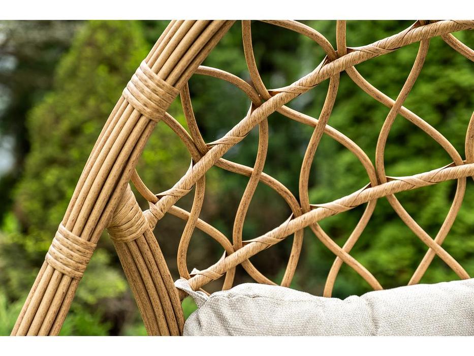 4SIS кресло подвесное с подушкой (соломенный) Венеция