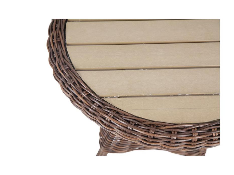 4SIS стол садовый кофейный (коричневый) Равенна