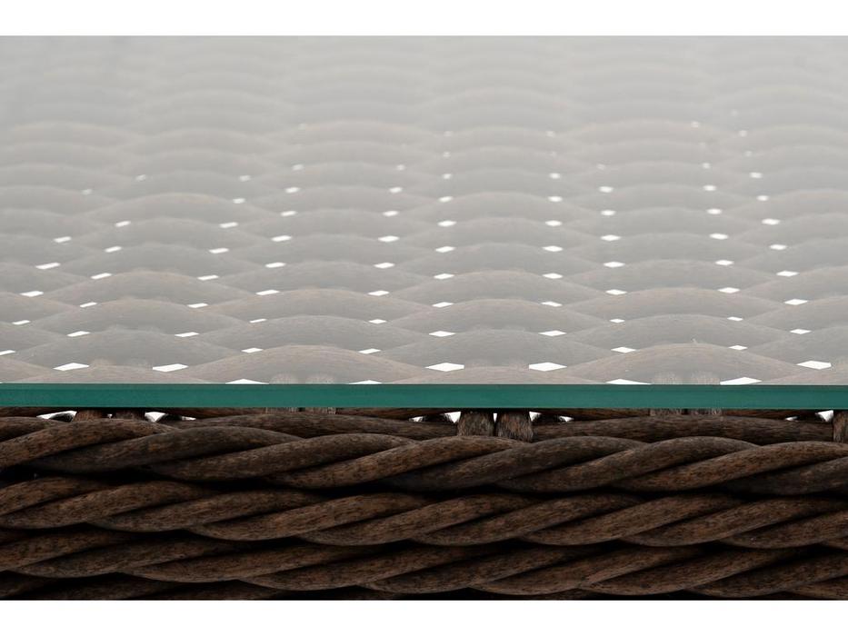 4SIS стол садовый журнальный (коричневый) Прованс