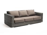 4SIS диван садовый с подушками (графит) Боно