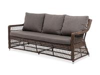 4SIS диван садовый с подушками (коричневый) Гранд Латте