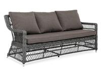 4SIS диван садовый с подушками (графит) Гранд Латте