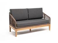 4SIS диван садовый с подушками (коричневый) Канны