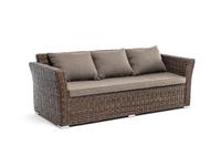 4SIS диван садовый с подушками (коричневый) Капучино