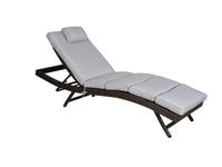 4SIS шезлонг с матрасом (коричневый) Лиссабон
