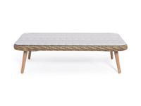 4SIS стол садовый журнальный (соломенный) Прованс