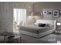 Piermaria кровать двуспальная 180х200 (белый) Velvet