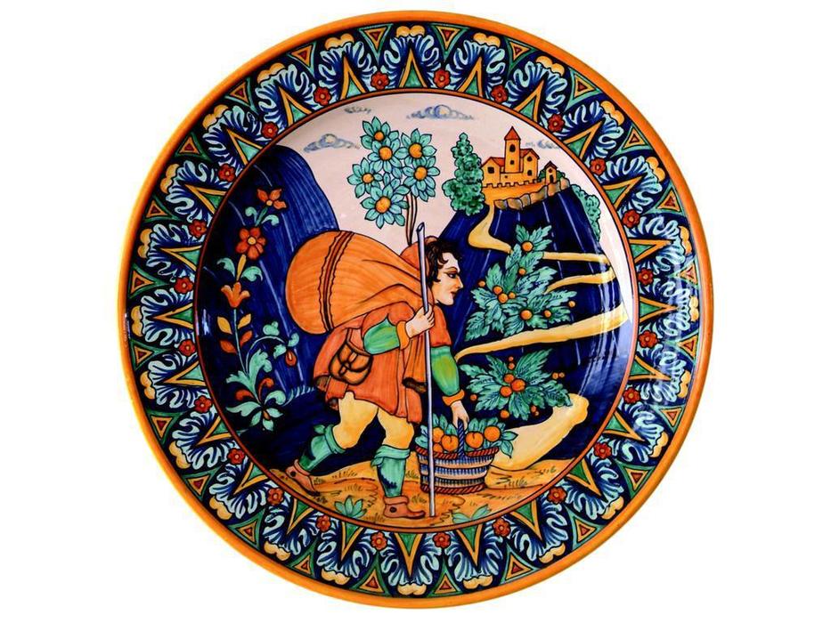 L Antica Deruta тарелка декоративная  (керамика) Museo