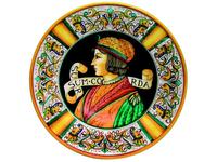 L Antica Deruta тарелка декоративная  (керамика) Museo