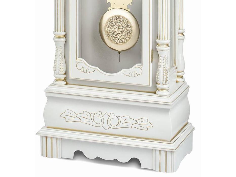 Columbus часы напольные  (белый, золото) Белый Лебедь Gold