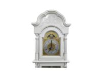 Columbus часы напольные  (белый, серебро) Снежный Лорд