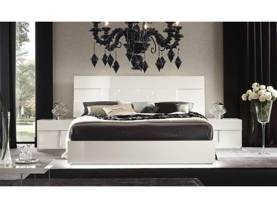 ALF кровать двуспальная 160х200 (bianco lucido) Canova
