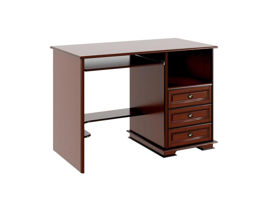 Atrium стол письменный с 3 ящиками (орех) Атриум