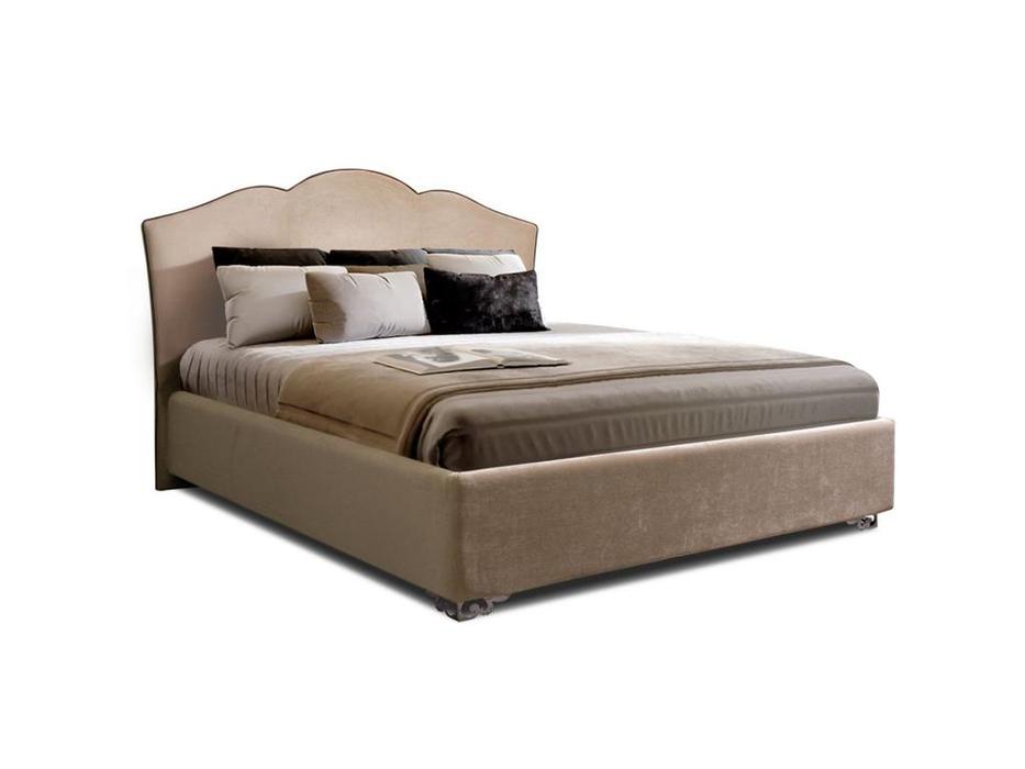 ЯМ кровать двуспальная 180х200 с подъемным механизмом (бежевый) Lotos