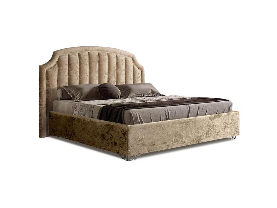 ЯМ кровать двуспальная с подъемным механизмом (коричневый) Verona