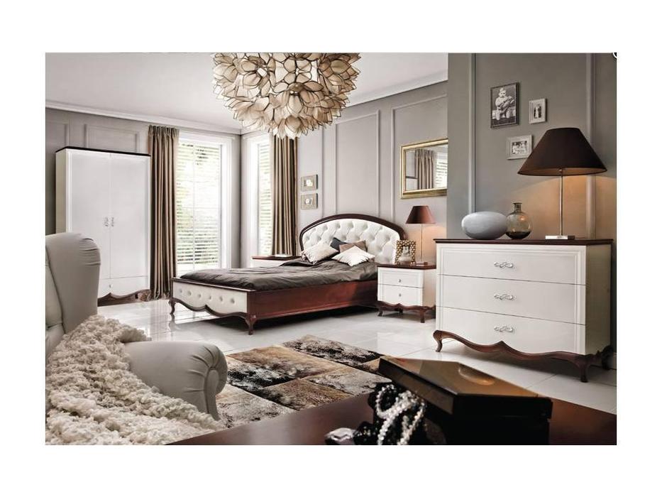 Taranko спальня классика  (белый, орех) Milano