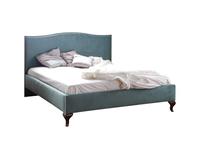 Taranko кровать двуспальная 180х200 ткань плюш (орех) Classic
