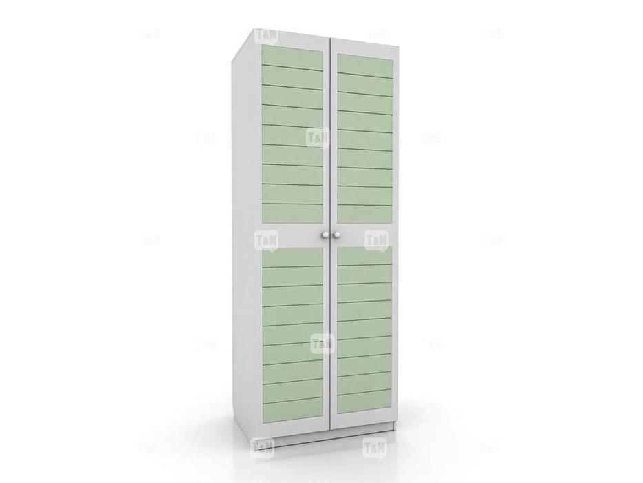 Tomyniki шкаф 2-х дверный  (белый, розовый, зеленый, беж) Michael