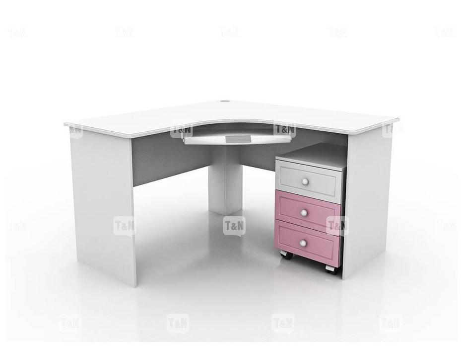 Tomyniki стол письменный угловой (белый, розовый, голубой) Robin