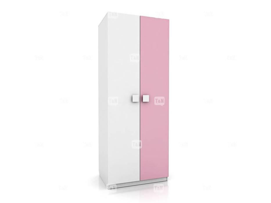Tomyniki шкаф 2-х дверный  (цвет дуба, розовый, салатовый, голубой) Tracy