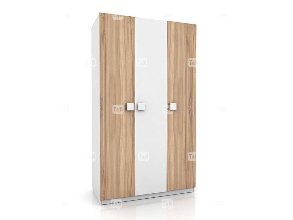 Tomyniki шкаф 3-х дверный  (розовый, салатовый, голубой, цвет дуба) Tommy