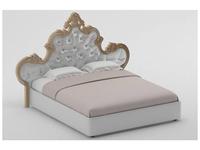 Флоренция кровать двуспальная с подъемным механизмом 160х200 (белый, золото) Дольче Вита