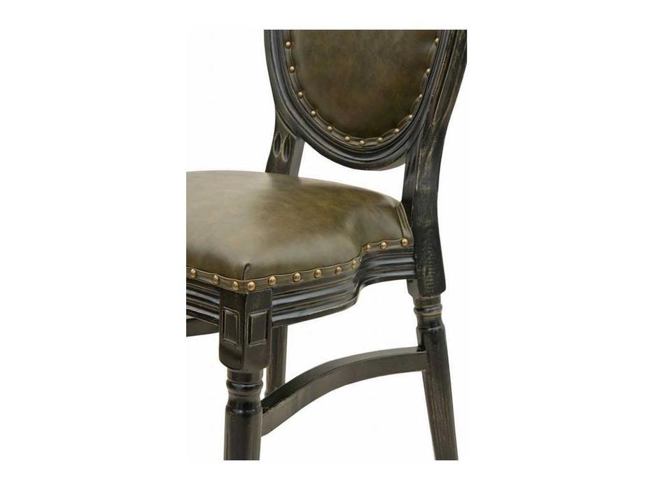 Interior стул  (черный со старением) Bended