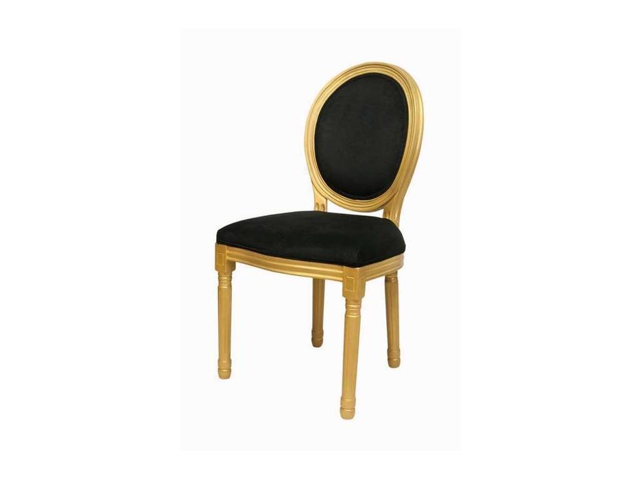 Interior стул  (черный, золото) Volker