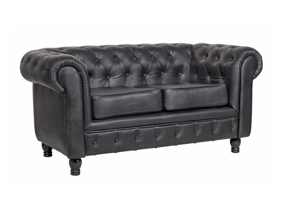 Interior диван  (черный) Chesterfield
