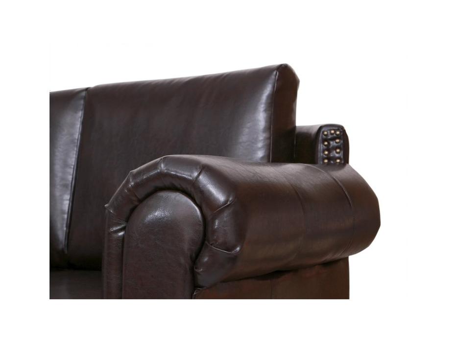 Interior диван 3 местный  (коричневый) Toren Brown