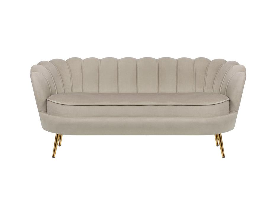 Interior диван 3 местный ракушка (коричневый) Pearl Triple