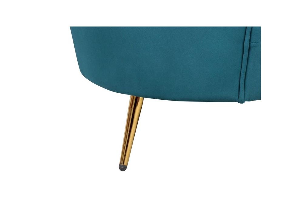 Interior диван 3 местный ракушка (сине-зеленый) Pearl Triple