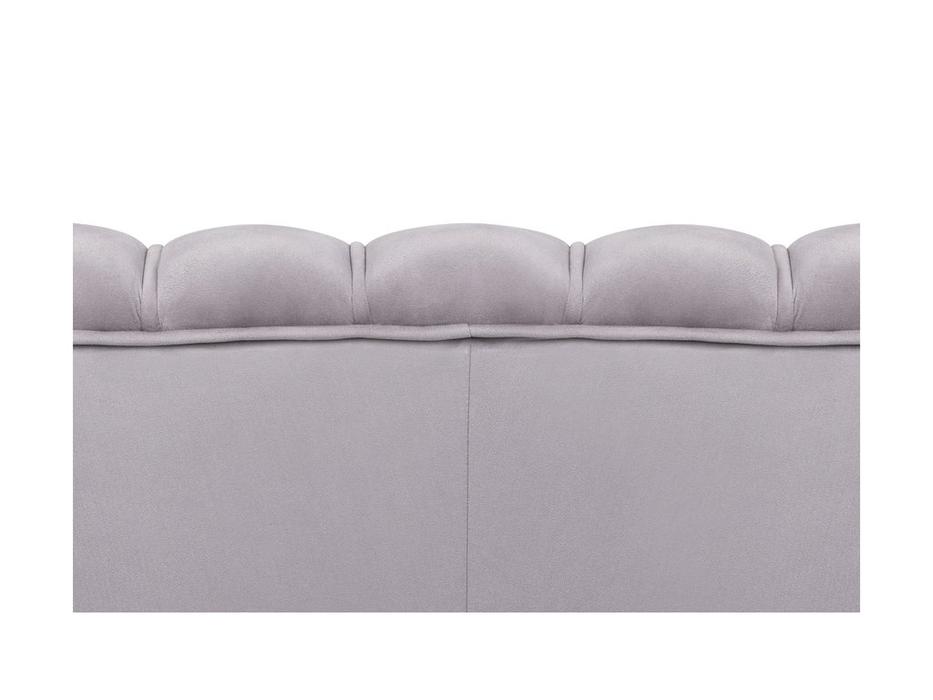Interior диван 3 местный ракушка (серый) Pearl Triple