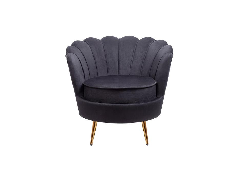 Interior кресло ракушка (черный) Pearl