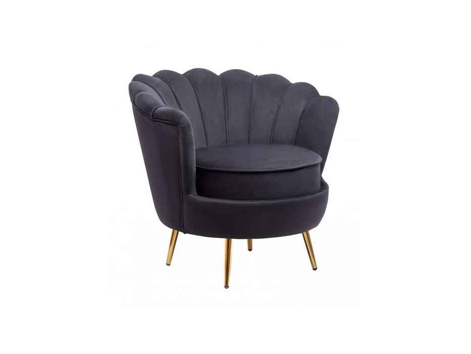 Interior кресло ракушка (черный) Pearl