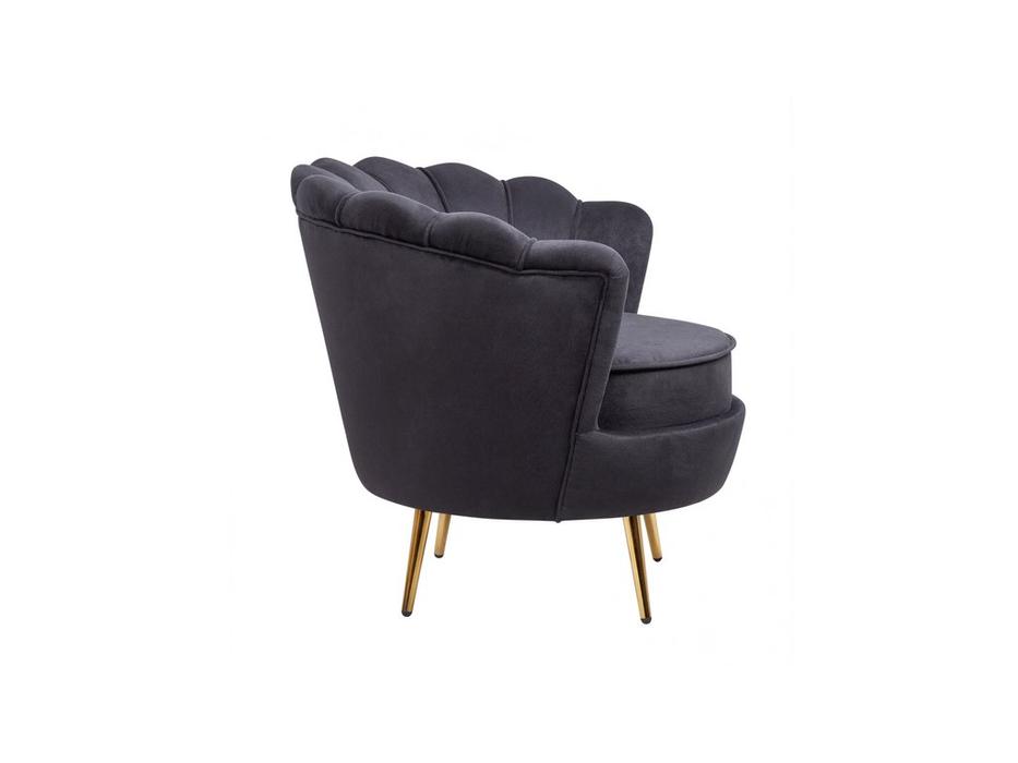 Interior кресло ракушка (черный) Pearl