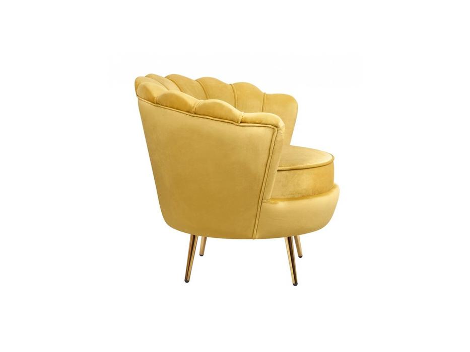 Interior кресло ракушка (желтый) Pearl
