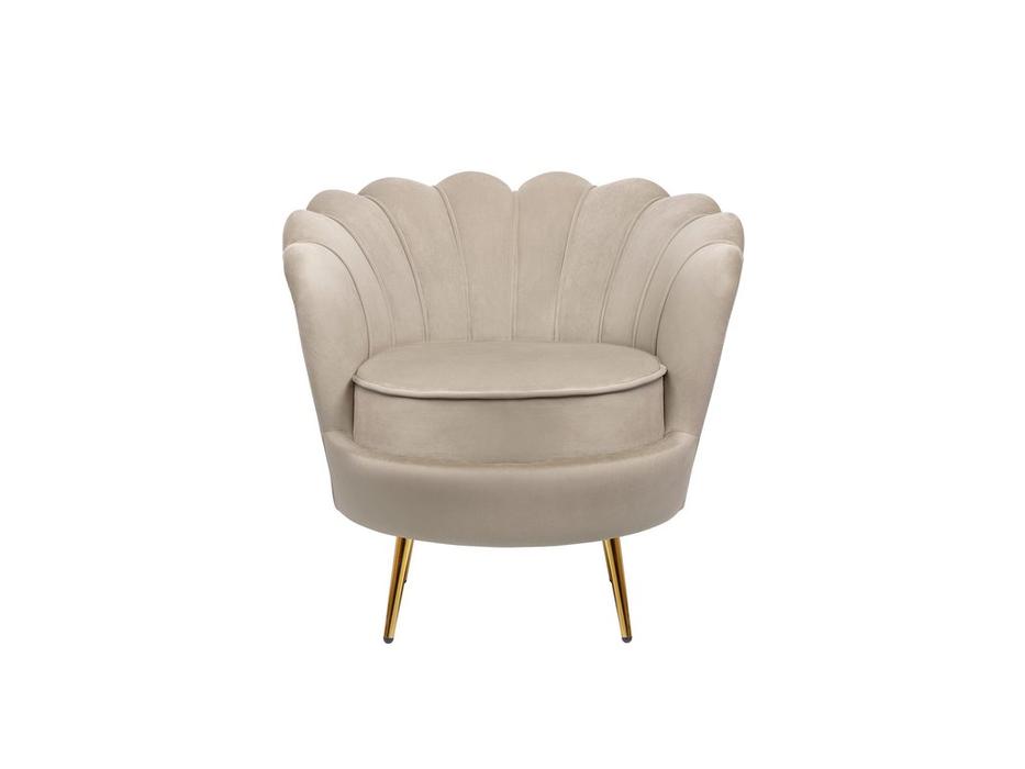 Interior кресло ракушка (светло коричневый) Pearl