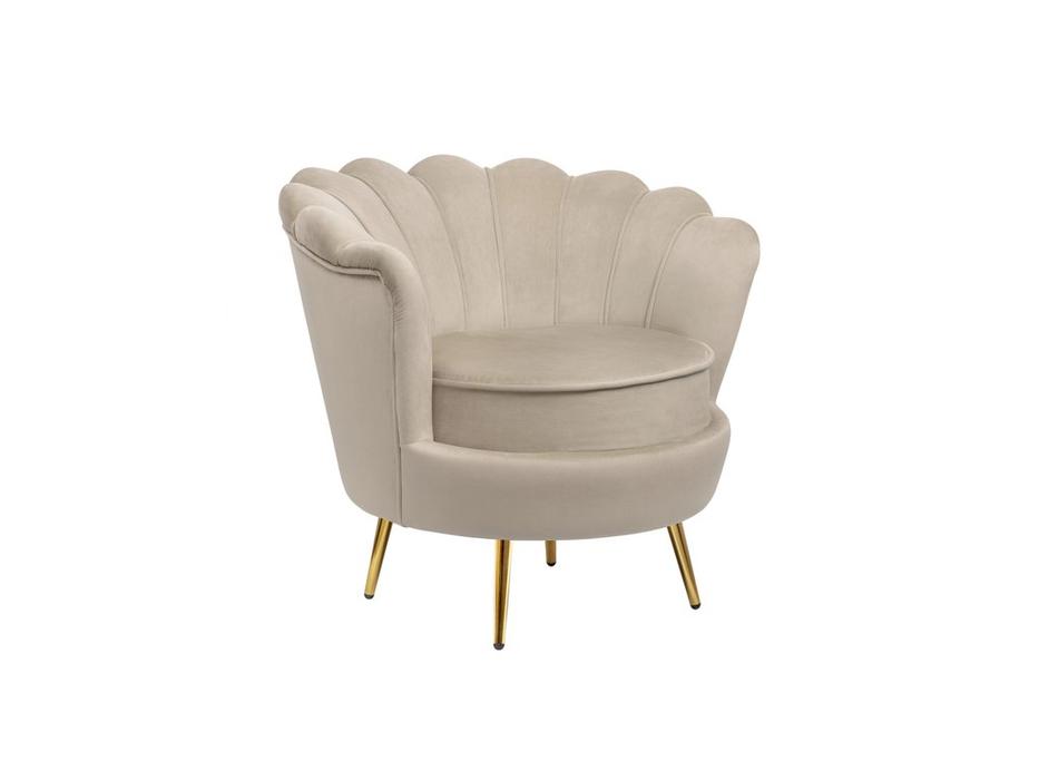 Interior кресло ракушка (светло коричневый) Pearl