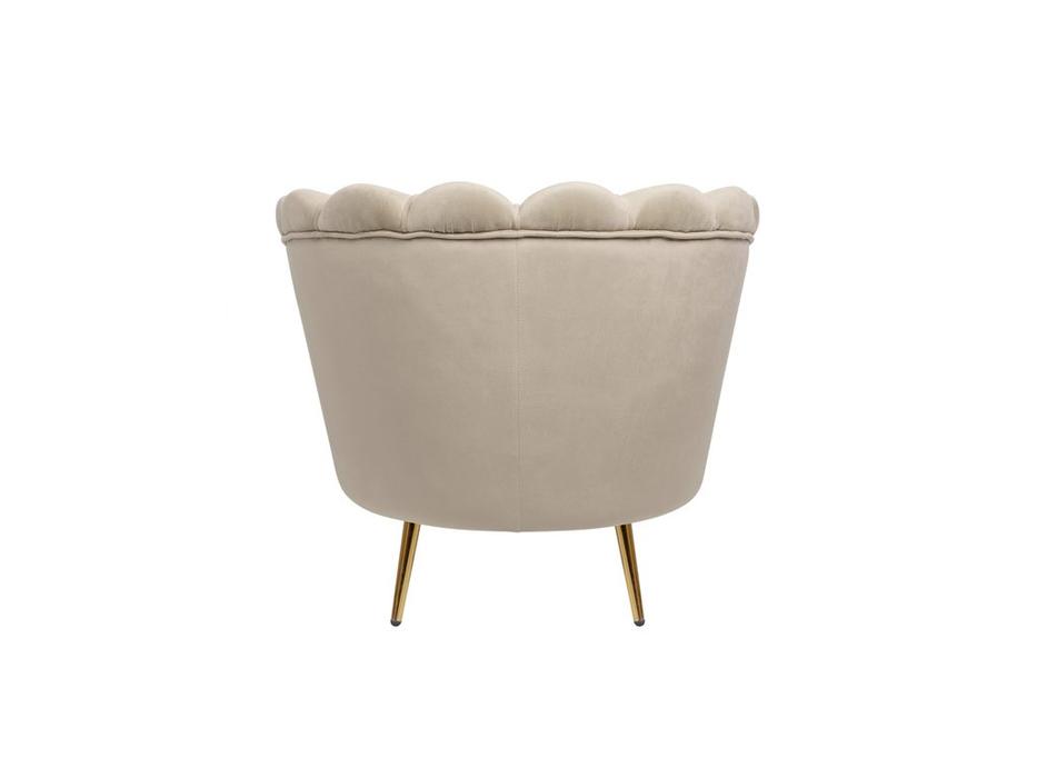 Interior кресло ракушка (светло коричневый) Pearl