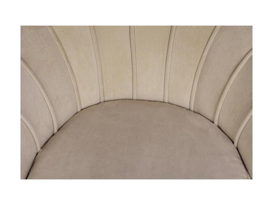 Interior кресло ракушка (светло коричневый) Pearl