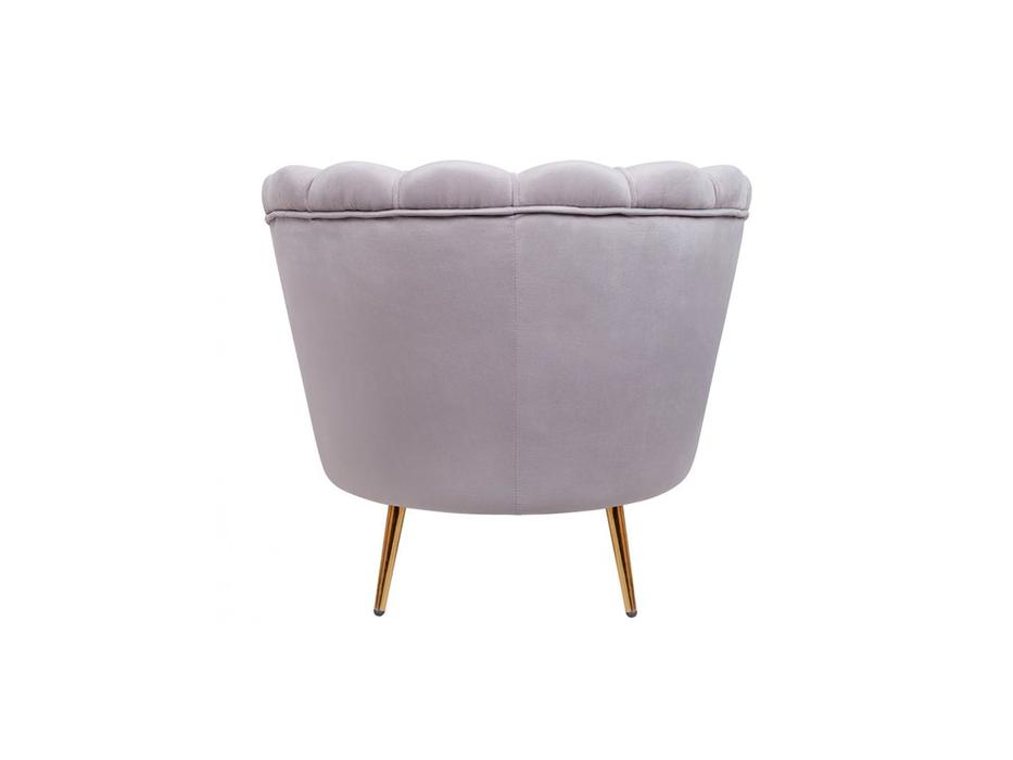 Interior кресло ракушка (серый) Pearl